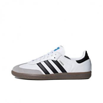 Кроссовки Adidas Originals SAMBA OG Skateboard Shoes Unisex Low-Top Light Blue B75806