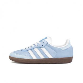 Кроссовки Adidas Originals SAMBA OG Skateboard Shoes Unisex Low-Top Light Blue B75806